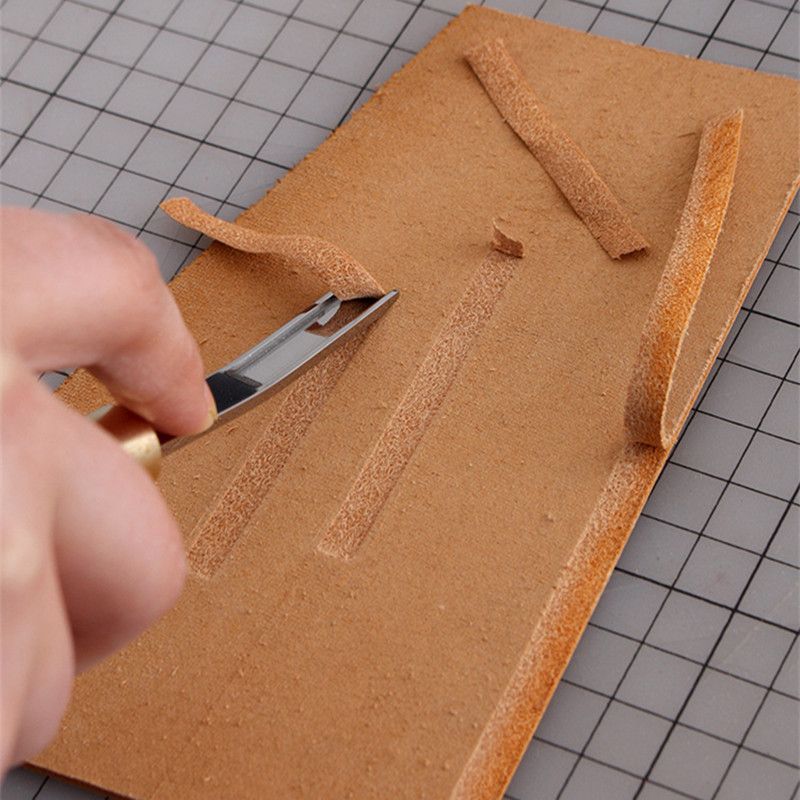 Groover Stitching Tool - 1pc leathercraft ponto groover edger chanfrador
