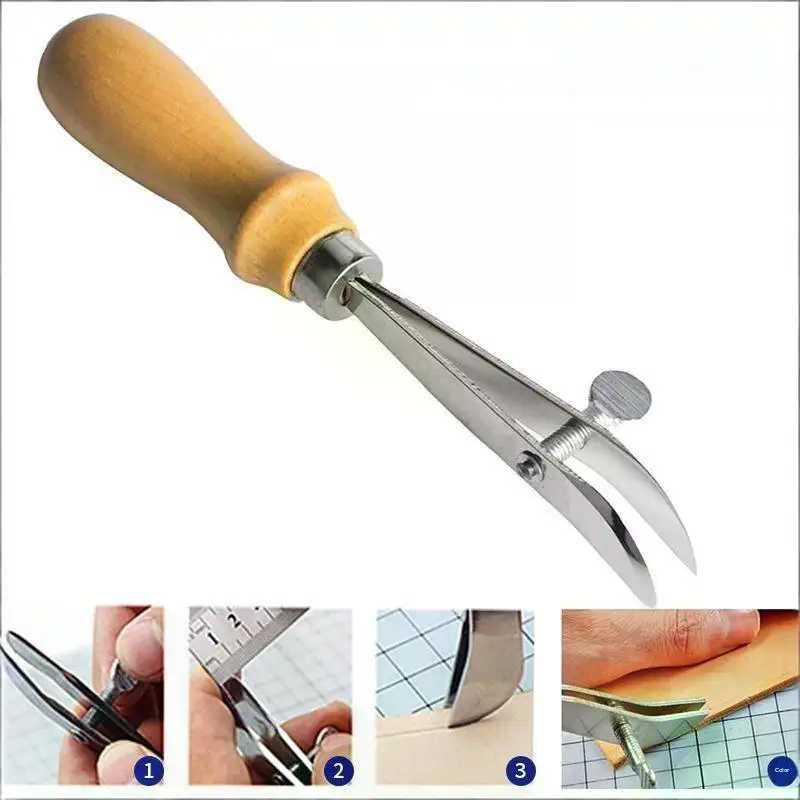 Groover Stitching Tool - Ferramenta de Artesanato em Couro DIY: