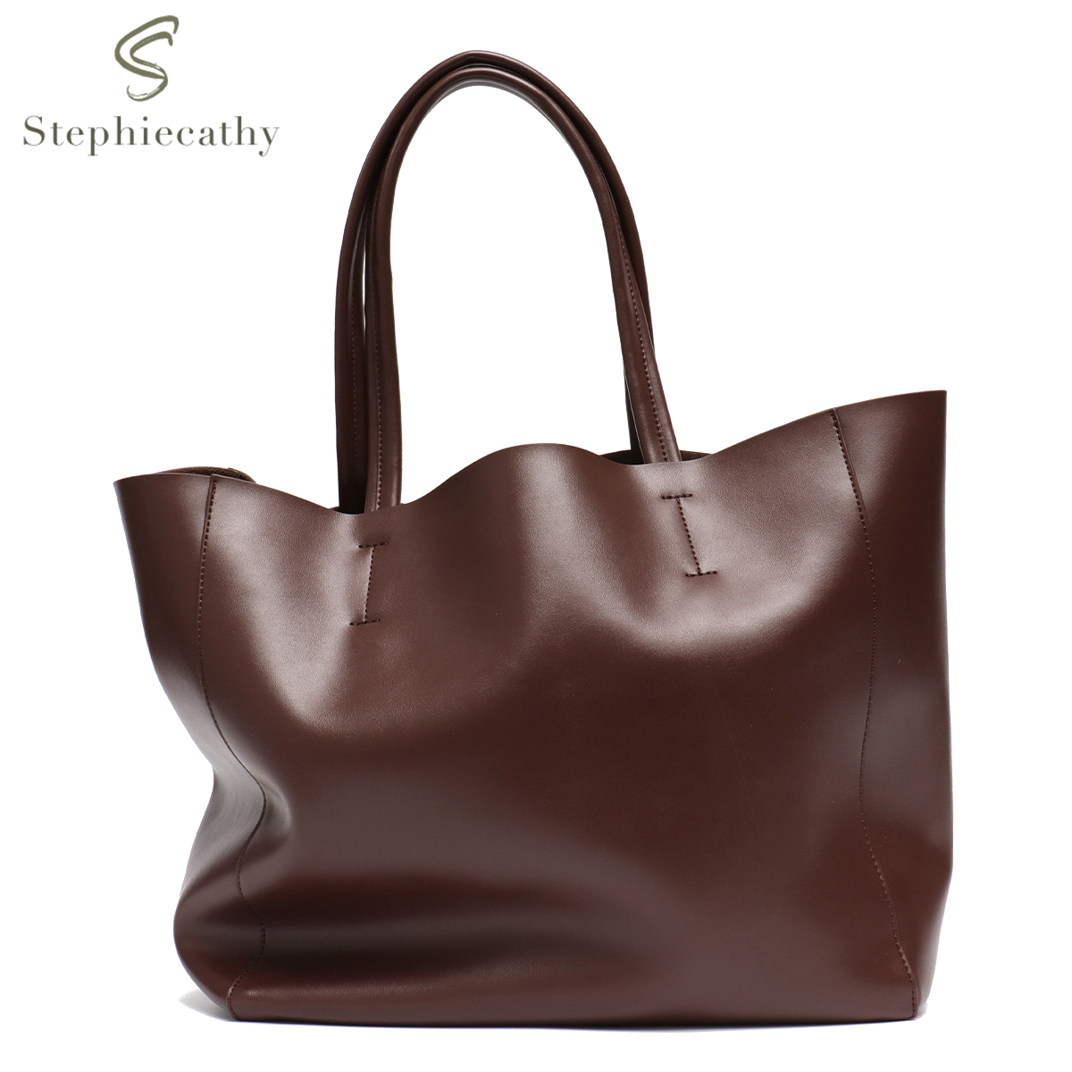 Leatherwork Designs - Grande capacidade bolsa para mulheres moda