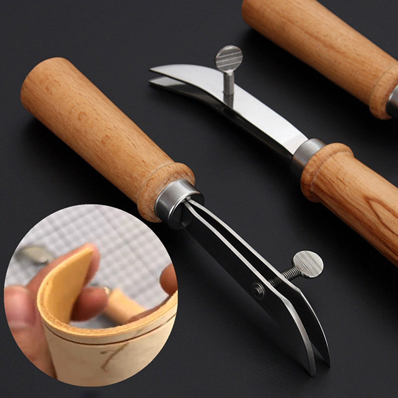 Borda de couro ajustável costu - Groover Stitching Tool avaliação e preço
