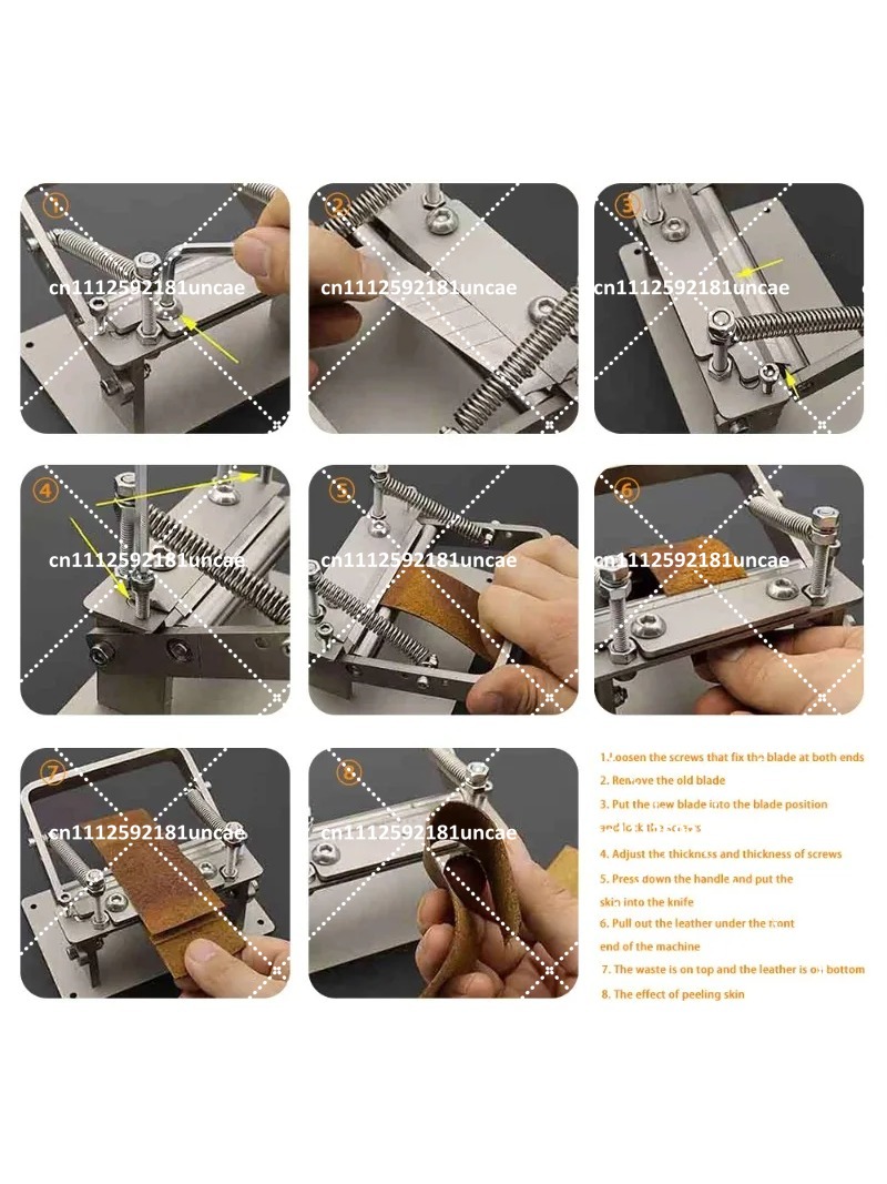 Máquina Manual de Desbaste de  - Leatherwork Machine avaliação e preço