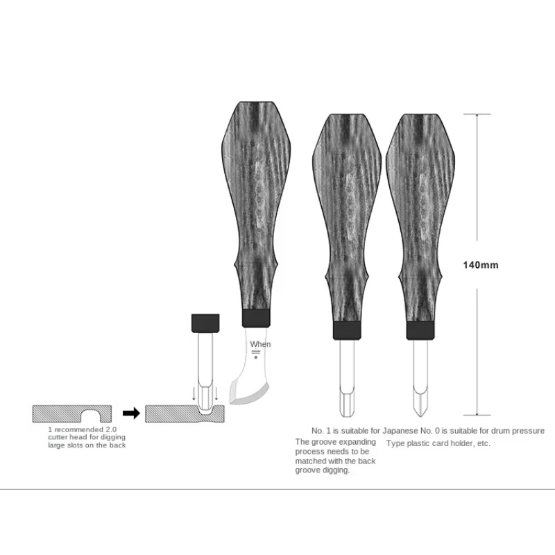 Ferramenta Artesanal de Couro  - Groover Stitching Tool avaliação e preço