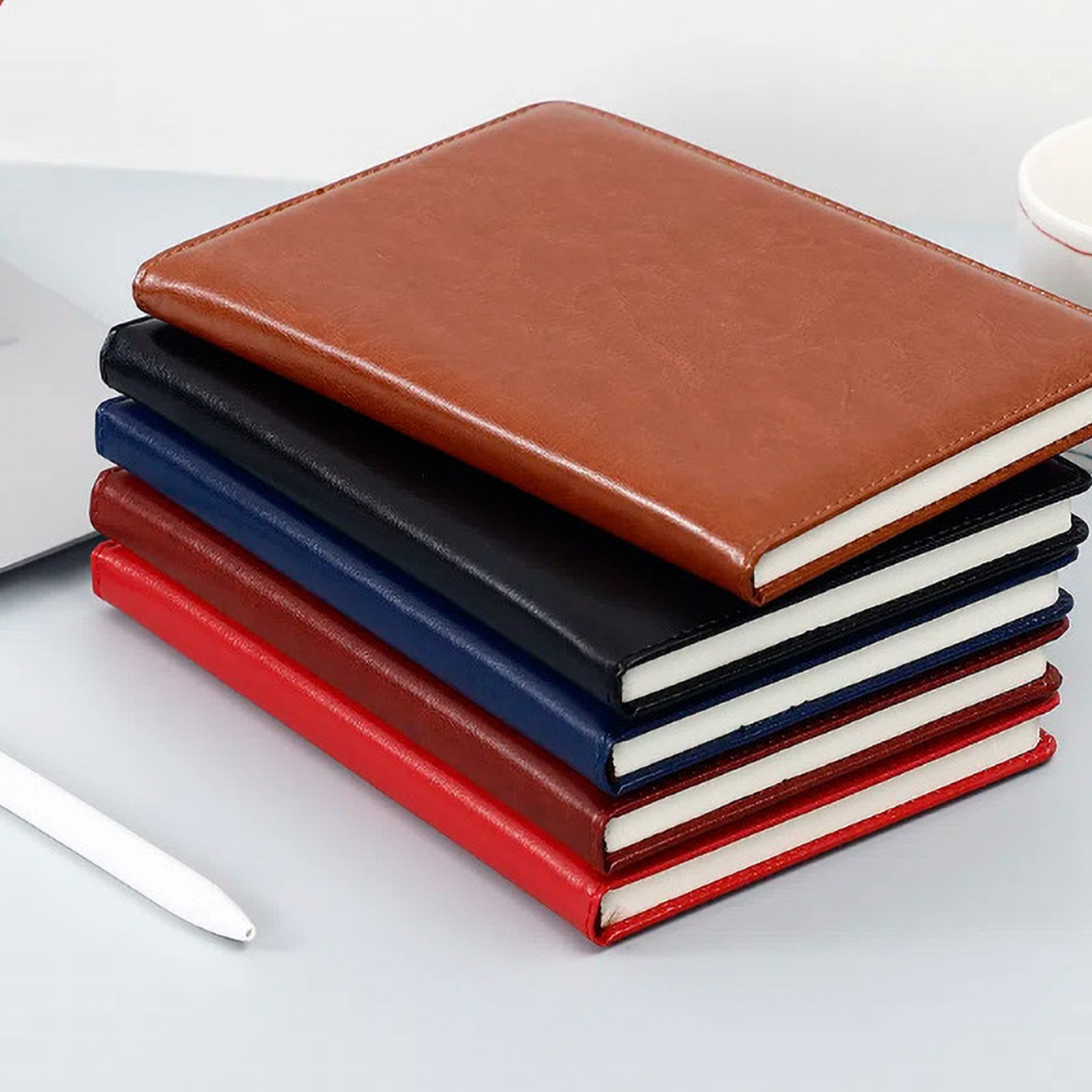 Caderno de Couro PU com Design - Leather Work Diary Covers avaliação e preço