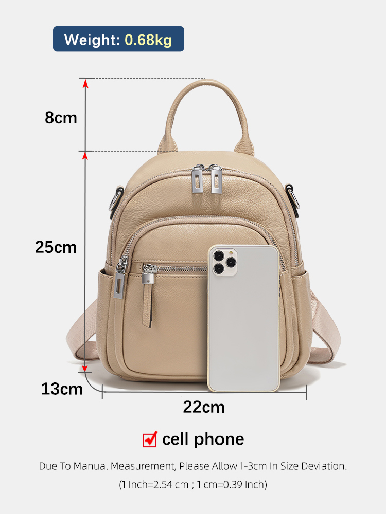 Zency mochila pequena de couro - Leatherwork Designs avaliação e preço